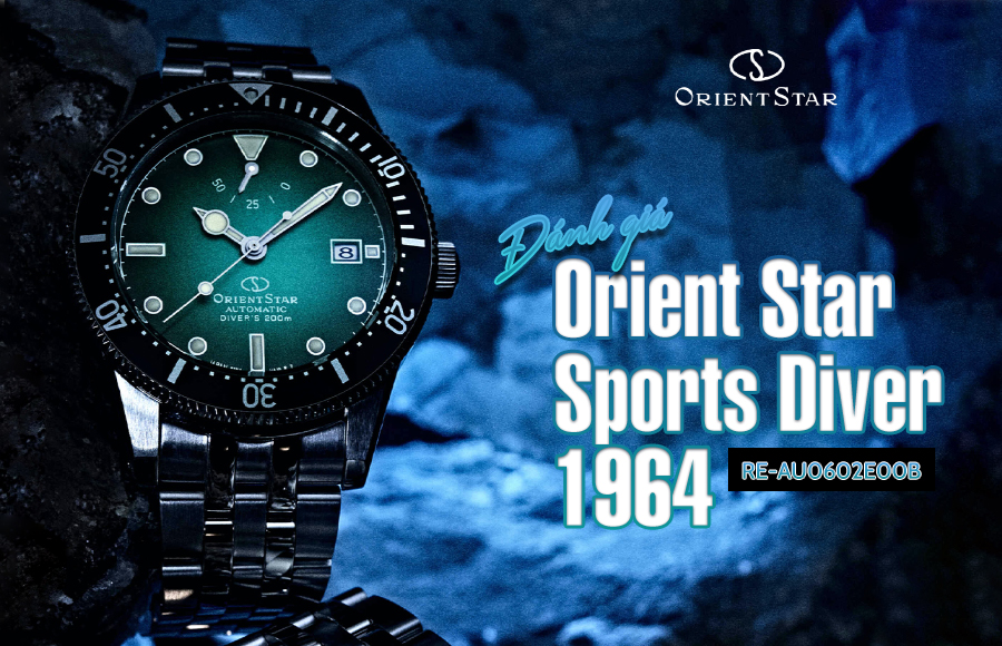 Orient Star Sports Diver 1964 - Đồng hồ lặn đích thực cho bạn