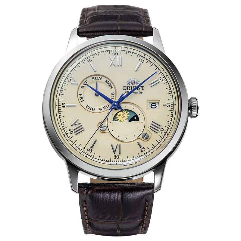 Đồng hồ Nam Orient Classic Sun and Moon RA-AK0803Y10B