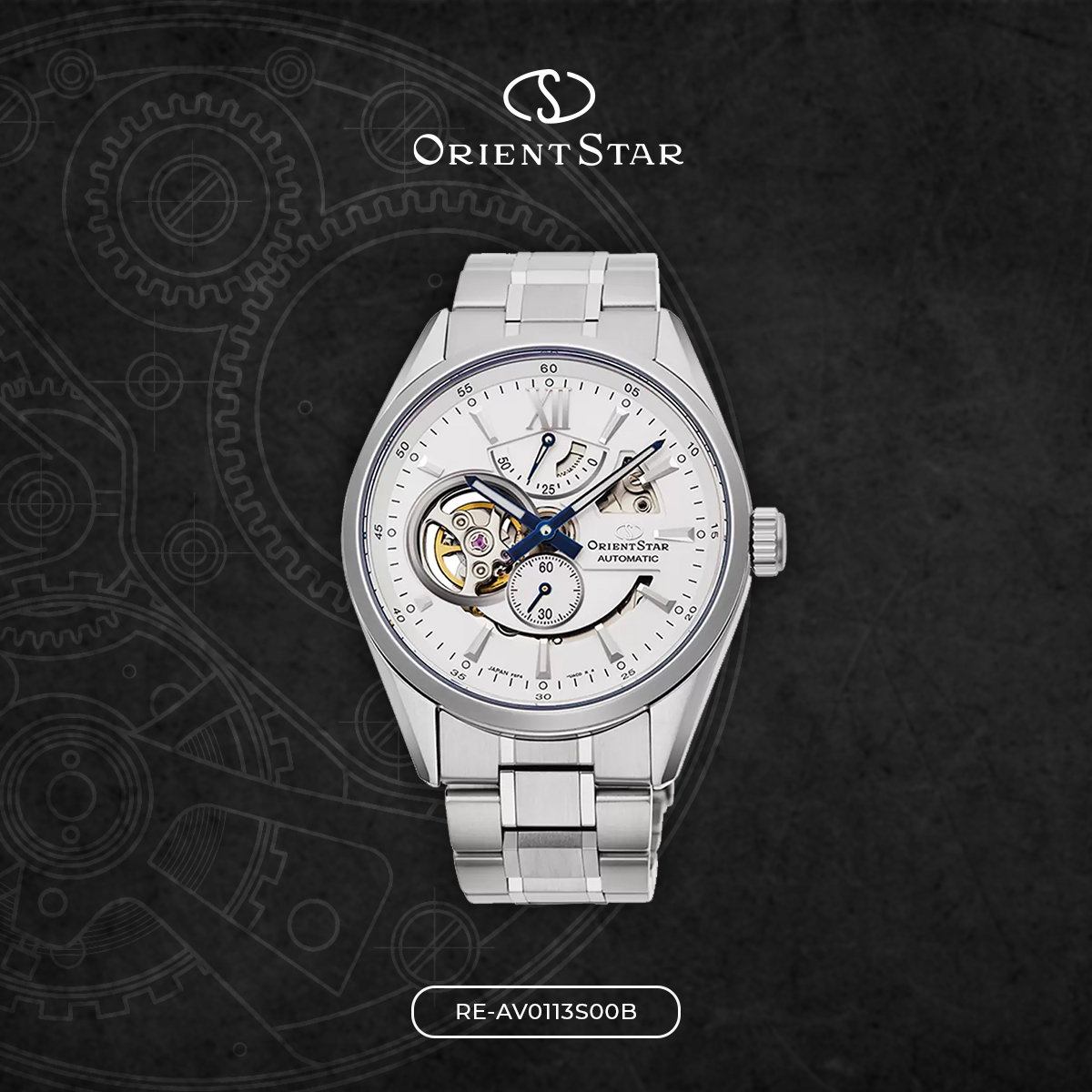 Đồng hồ nam Orient Star Contemporary Modern Skeleton RE-AV0113S00B