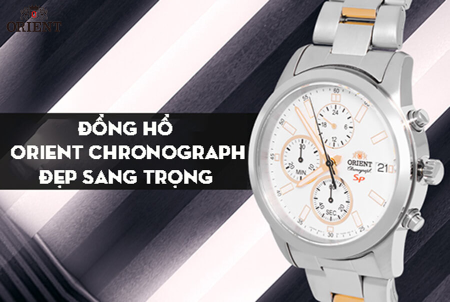 Với những thiết kế đa dạng, Orient Chronograph phù hợp với nhiều đối tượng