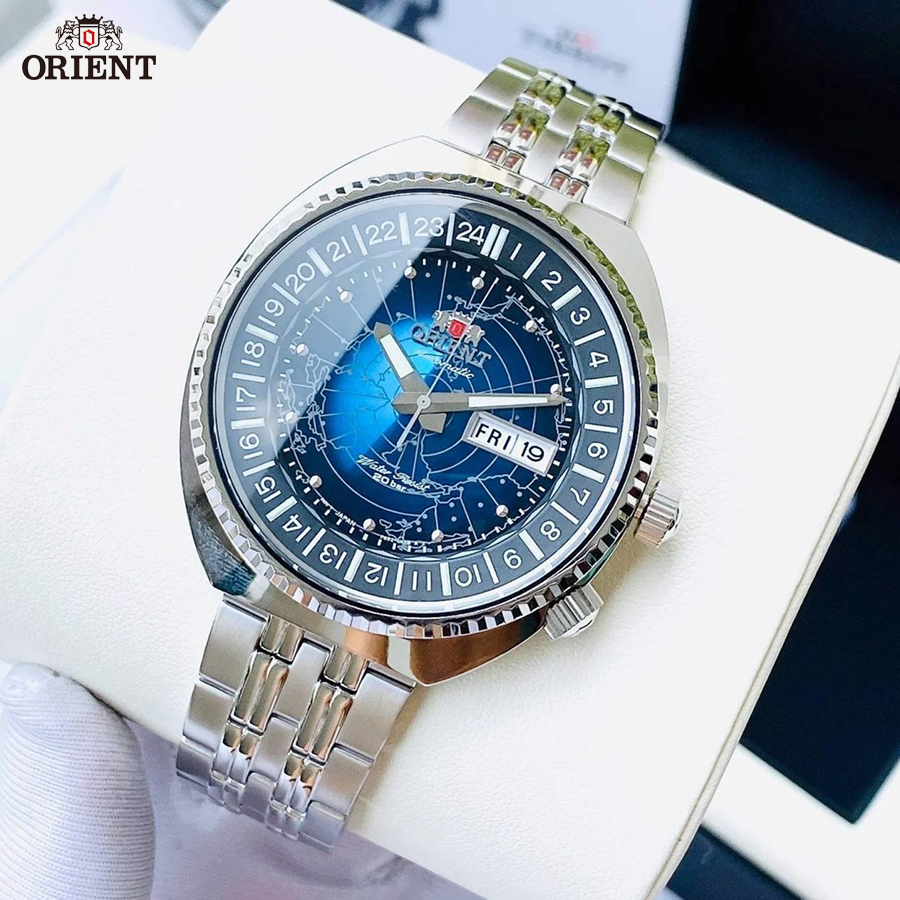 Orient Revival World Map RA-AA0E03L19B độc đáo và khác biệt