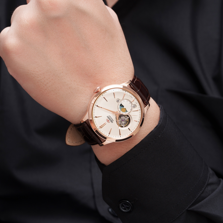 Đồng hồ nam ORIENT Classic Sun and Moon RA-AS0102S30B