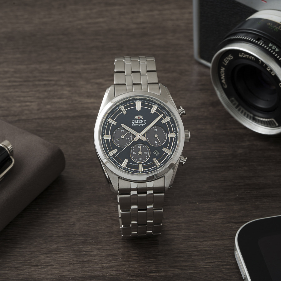 Đồng Hồ Nam ORIENT Contemporary Solar Chronograph RA-TX0303L10B