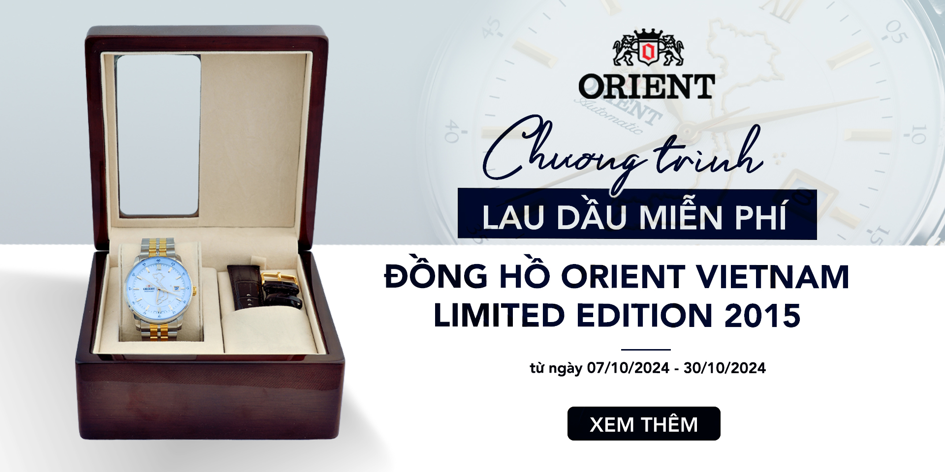 miễn phí lau dầu orient 2015