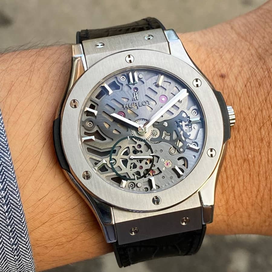 Ảnh Đồng hồ Hublot Classic Fusion Ultra-Thin Skeleton Titanium