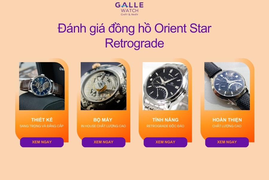 Đánh giá chi tiết đồng hồ Orient Star Retrograde liệu có đáng mua?