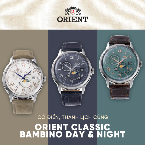 Cổ điển, thanh lịch cùng Orient Classic Bambino Day & Night