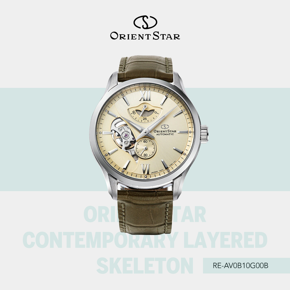 Orient Star Contemporary Layered Skeleton &#8211; Cảm Hứng Từ Ánh Sáng, Nổi Bật Trong Ngày Hè