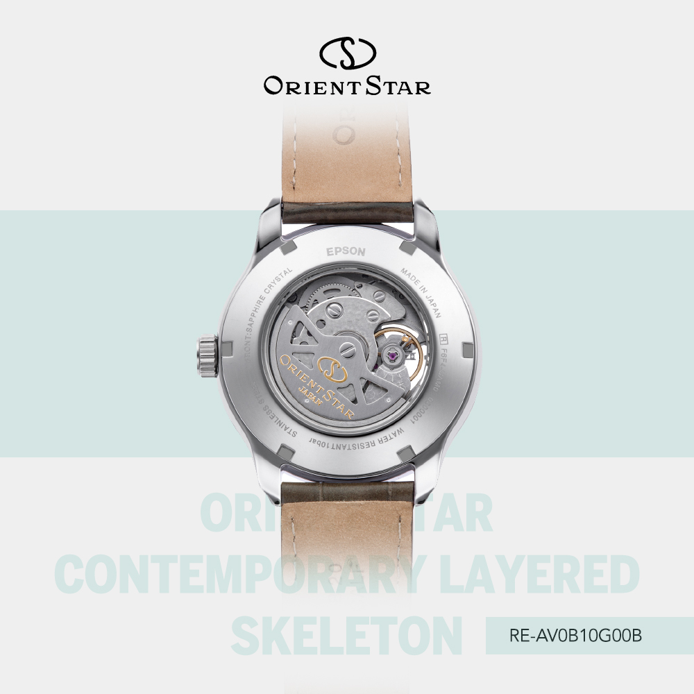 Orient Star Contemporary Layered Skeleton &#8211; Cảm Hứng Từ Ánh Sáng, Nổi Bật Trong Ngày Hè