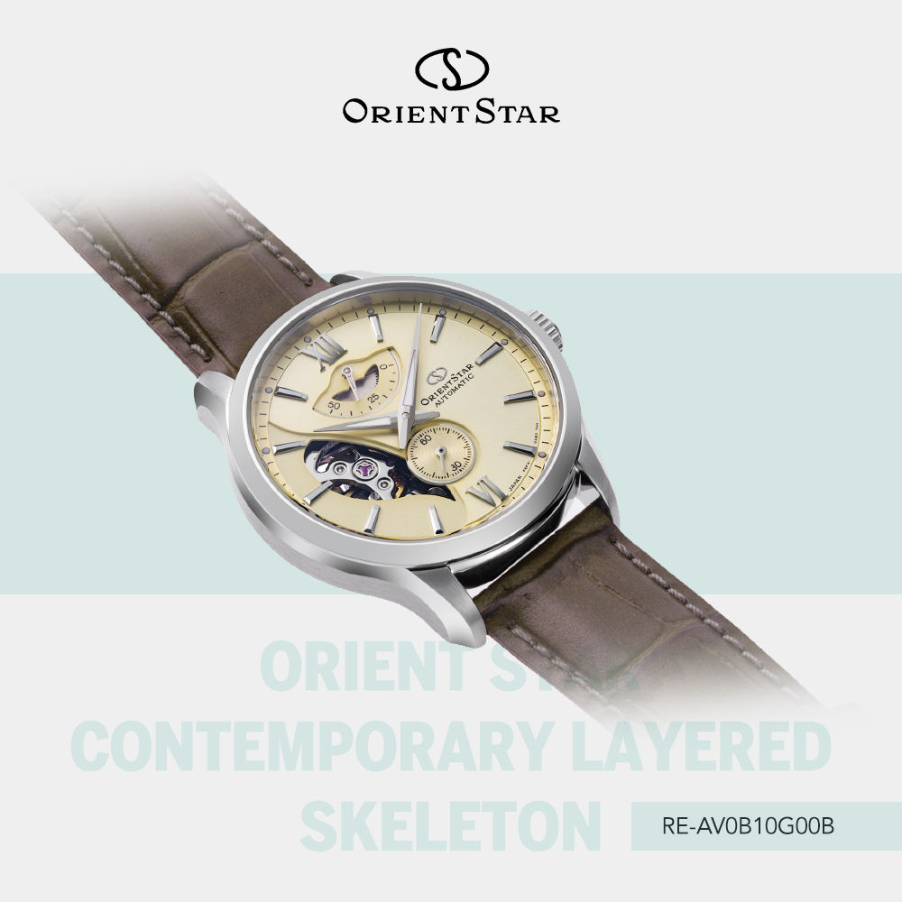 Orient Star Contemporary Layered Skeleton &#8211; Cảm Hứng Từ Ánh Sáng, Nổi Bật Trong Ngày Hè