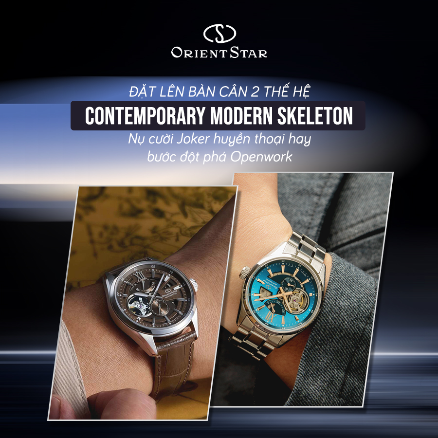 Đặt lên bàn cân 2 thế hệ Contemporary Modern Skeleton: Nụ cười Joker huyền thoại hay bước đột phá Openwork