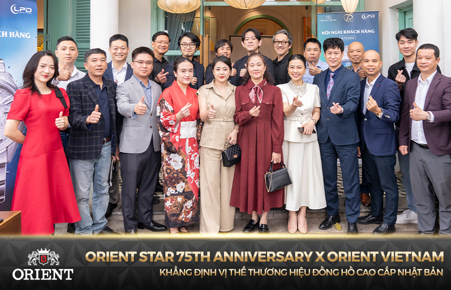 Orient Star 75th anniversary x LPD: Khẳng định vị thế thương hiệu đồng hồ cao cấp Nhật Bản