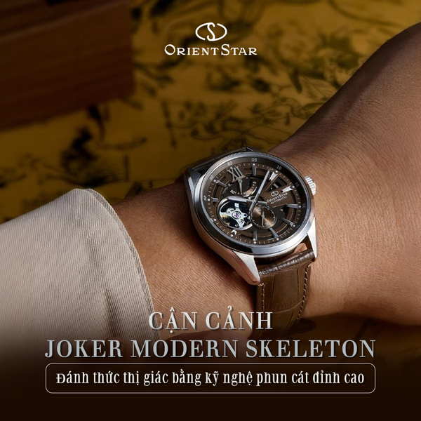 Cận cảnh Joker Modern Skeleton – Đánh thức thị giác bằng kỹ nghệ phun cát đỉnh cao