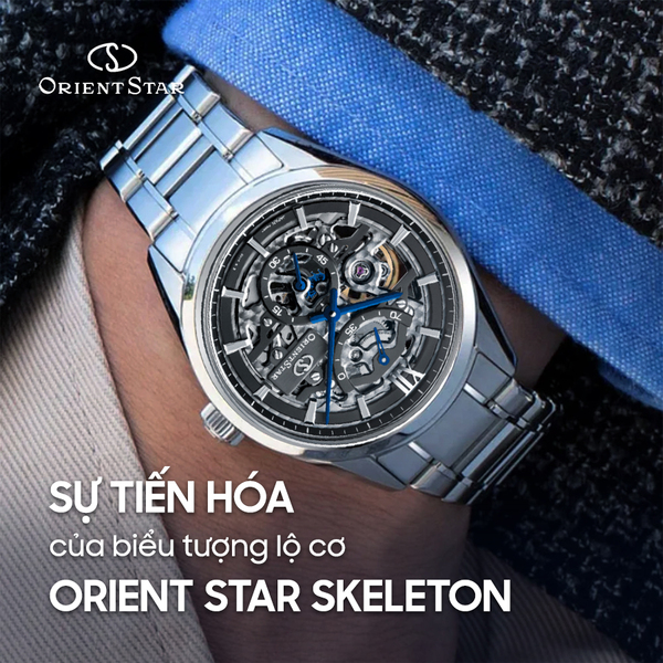 Sự tiến hóa của biểu tượng lộ cơ Orient Star Skeleton