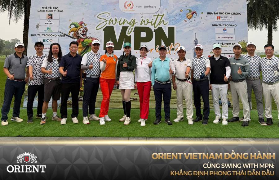 Orient Vietnam đồng hành cùng Swing With MPN: Rực cháy tinh thần “gà bay” trên sân cỏ