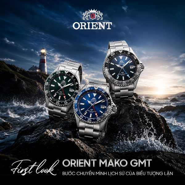 First look: Orient Mako GMT – Bước chuyển mình lịch sử của biểu tượng lặn