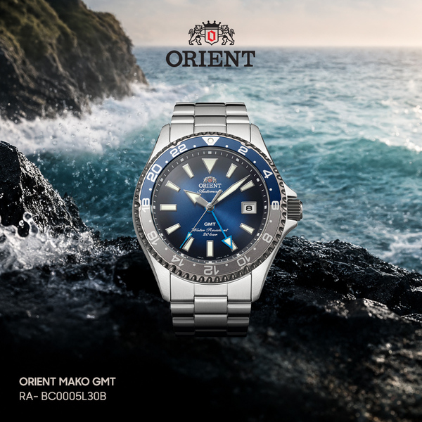 First look: Orient Mako GMT – Bước chuyển mình lịch sử của biểu tượng lặn