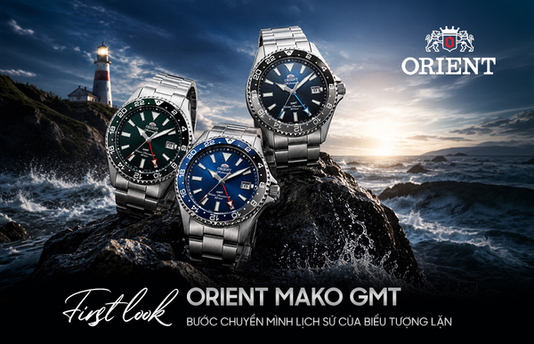 First look: Orient Mako GMT – Bước chuyển mình lịch sử của biểu tượng lặn