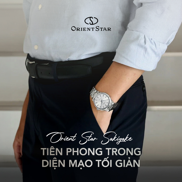Orient Star Sakigake – Tiên phong trong diện mạo tối giản
