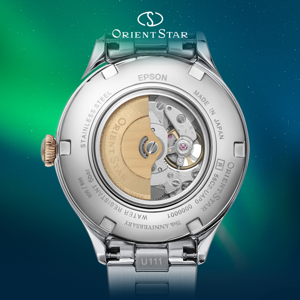 [Pre-Order] Orient Star Classic Semi Skeleton 75th Anniversary: Bảo vật may mắn trên cổ tay quý cô