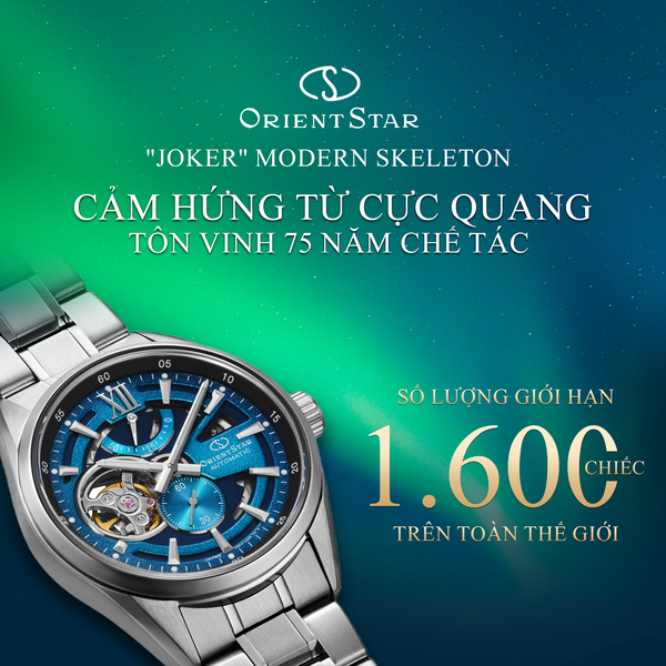 [Pre-Order] Orient Star “Joker” Aurora 75th Anniversary: Kỳ quan phong thủy cho quý ông bản lĩnh