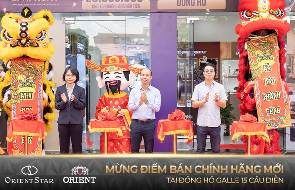 Chính thức ra mắt điểm bán Orient & Orient Star tại Đồng hồ Galle 15 Cầu Diễn